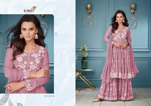 Vamika Lakhnavi Vol 3 Gold Rayon Designer Readymade Suit